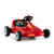 12V Electric Go Kart for Kids Race Toy with Remote Control and Music-Red - Color: Red D681-TQ10301US-RE