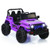 12V Kids Ride-on Jeep Car with 2.4 G Remote Control-Purple - Color: Purple D681-TY328019ZS