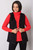black - Gilet model 159799 Och Bella U704-159799