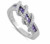 Color: PURPLE,Size: 5 - Prosper Rings In Various Colors And Combinations K290-47681769373969