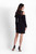 black - Short dress model 127300 IVON U704-127300