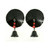 Bijoux de Nip Black Round Pasties Bells A451-A00573