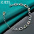 DOTEFFIL 925 Sterling Silver Square inlaid With Multi-color AAA Zircon Bracelet Chain For Woman Eng F640-3256803502796432