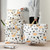 1pc Print Zipper Quilt Storage Bag Zipper Large Capacity Packing Bag Double Handle Moisture-proof C F640-3256806808950701