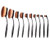 Colors: BLACK - Beauty Experts Set of 10 Oval Beauty Brushes K290-17612999941
