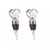 Design: Crystal Hearts - Hearty Wines Pair Of Wine Stoppers For Wine Lovers K290-44273283268881