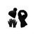 Color: BLACK - Cozy Winter 3 In 1 Scarf, Beany And Gloves Set K290-50281283944721
