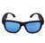 G1 Bone Conduction Music Playing Headset Polarized Glasses Sunglasses Black frame blue lens K484-PEL_0EZV3J3M