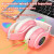 Color: Red - Cute Cat Wireless Headphones RGB Cute Cat Ears Headset With Microphone Noise Cancellin F640-12000041063045608