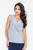 grey - Blouse model 43863 Figl U704-43863