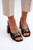 black - Heel sandals model 195425 Step in style U704-195425