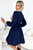 navy blue - Cocktail dress model 191515 Numoco U704-191515