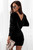 black - Short dress model 159383 IVON U704-159383