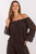 brown - Blouse model 214304 Italy Moda U704-214304
