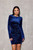 navy blue - Short dress model 186656 Roco Fashion U704-186656