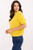 yellow - Short sleeve sweater model 207600 Italy Moda U704-207600