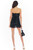 black - Short dress model 150759 awama U704-150759