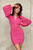 pink - Short dress model 186640 Roco Fashion U704-186640
