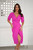 pink - Cocktail dress model 208317 Bicotone U704-208317