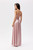 pink - Long dress model 210977 Roco Fashion U704-210977