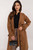 brown - Coat model 202438 Och Bella U704-202438