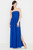 blue - Long dress model 119354 Lenitif U704-119354