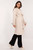beige - Coat model 202437 Och Bella U704-202437
