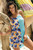 blue - Beach tunic model 79988 Marko U704-79988