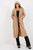 beige - Coat model 172452 Och Bella U704-172452