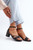 black - Heel sandals model 196653 Step in style U704-196653