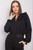 black - Long sleeve shirt model 159782 Och Bella U704-159782