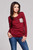 red - Blouse model 27977 Figl U704-27977