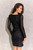 black - Short dress model 188259 Roco Fashion U704-188259