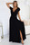 black - Long dress model 203073 Numoco U704-203073