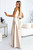 beige - Long dress model 191512 Numoco U704-191512