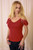 red - Blouse model 214233 Mirale U704-214233