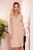 beige - Cocktail dress model 160473 Numoco U704-160473