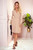 beige - Cocktail dress model 160473 Numoco U704-160473
