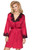 red - Bathrobe model 139775 Irall U704-139775