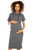 grey - Pregnancy dress model 94426 PeeKaBoo U704-94426