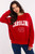 red - Sweatshirt model 206360 Factory Price U704-206360