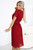 red - Cocktail dress model 212739 Numoco U704-212739