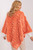 orange - Poncho model 190857 AT U704-190857