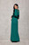 green - Long dress model 188242 Roco Fashion U704-188242