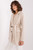 beige - Coat model 190142 Och Bella U704-190142