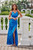 blue - Long dress model 197640 Roco Fashion U704-197640