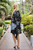 black - Bathrobe model 209080 Kalimo U704-209080