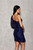 navy blue - Short dress model 186663 Roco Fashion U704-186663