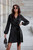 black - Cocktail dress model 203276 Roco Fashion U704-203276