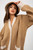 brown - Cardigan model 170817 Rue Paris U704-170817